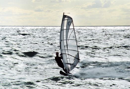 Windsurfing on Lake Michigan: K-247